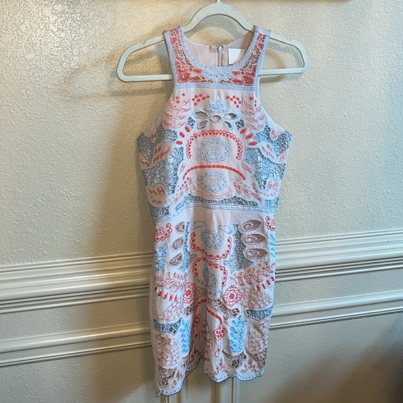 J.O.A. Lace Scalloped Hem Dress - Picture 2 of 10